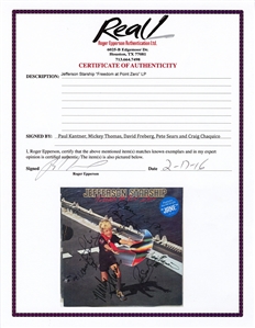 Jefferson Starship Signed Freedom at Point Zero Album w COA