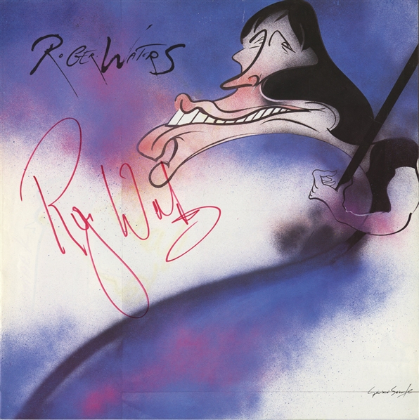Pink Floyd Roger Waters Eric Clapton 1984 Autographed 10x The Pros And Cons Of Hitch Hiking Program w COA
