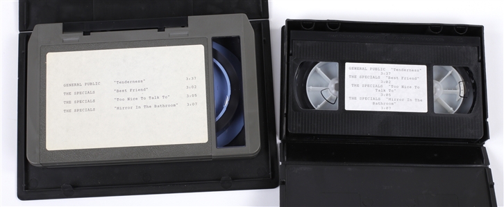 English Beat & General Public 1984 Promotional Video Samplers Lot-U-matic & VHS