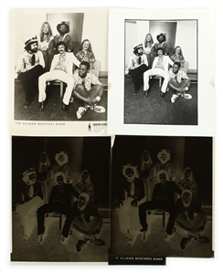 Allman Brothers Band 1975 "No. 149133" Two Photos and Two Negatives Lot