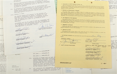 The Outlaws 1975-1980 Signed Contracts and Business Correspondence w/ COA