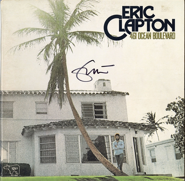 Eric Clapton Signed "461 Ocean Boulevard" Album w COA