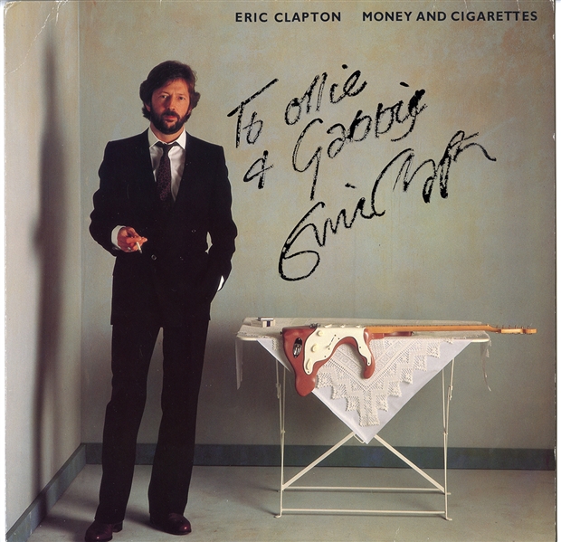Eric Clapton Vintage Signed “Money and Cigarettes” Album w COA