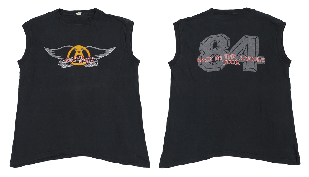 Aerosmith 1984 Back in the Saddle Tour Muscle Shirt
