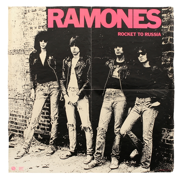 The Ramones 1977 Rocket To Russia Poster