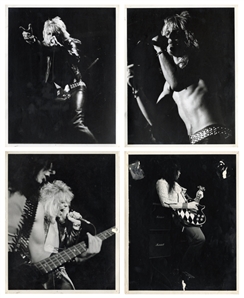 Motley Crue 1981 Live Debut Collection: 7 Original Prints and Contact Sheet From April 24