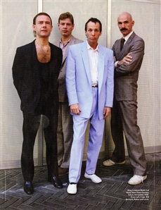 King Crimson 1981 Fully Band Signed Card