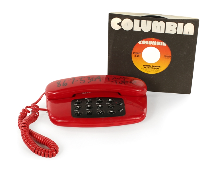 Tommy Tutone 1982 Autographed Red Phone