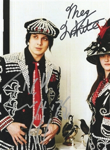 The White Stripes 2007 Icky Thump Autographed Promotional Photo