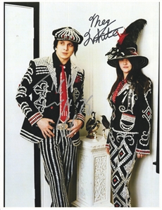 The White Stripes 2007 Icky Thump Autographed Promotional Photo
