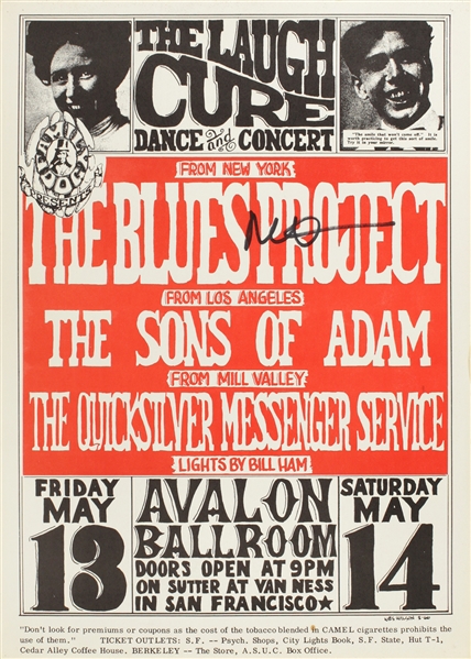 The Blues Project Signed Original Concert Poster