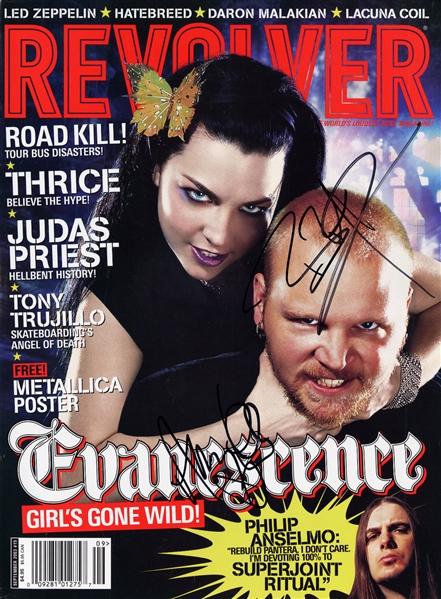 Evanescence Signed Magazine