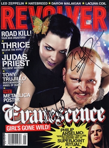 Evanescence Signed Magazine