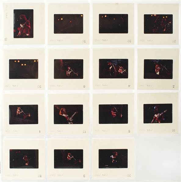 Peter Frampton Collection of 15 Unreleased Negatives Madison Square Garden 1976 w Copyright