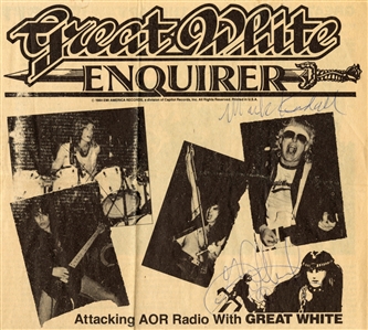 Great White (2) Signed Magazine