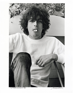 Pink Floyd Syd Barrett 1967 Original Photograph by Baron Woldman Signed by Photographer