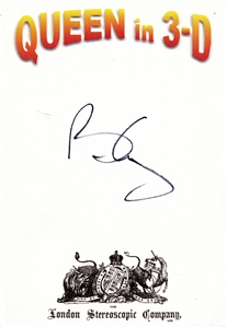 Brian May Signed Queen in 3-D Print