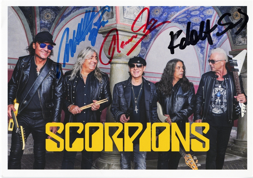 Scorpions Signed Photograph