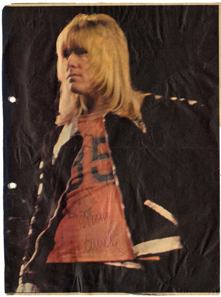 Brian Connolly Signed Magazine Clipping w COA