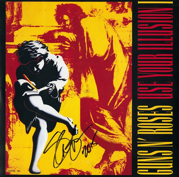Guns N’ Roses 1991 Use Your Illusion I 2012 Repress Autographed by Slash w COA