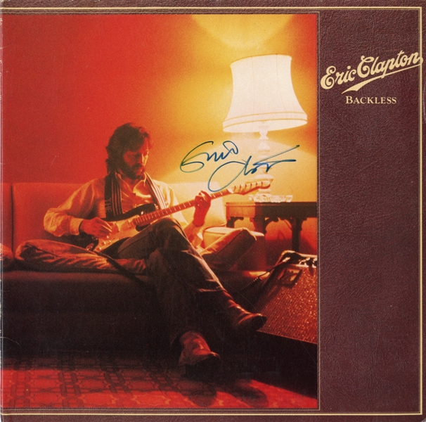 Eric Clapton 1978 Autographed Backless Album w COA
