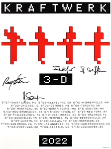 Kraftwerk Signed 2022 Poster