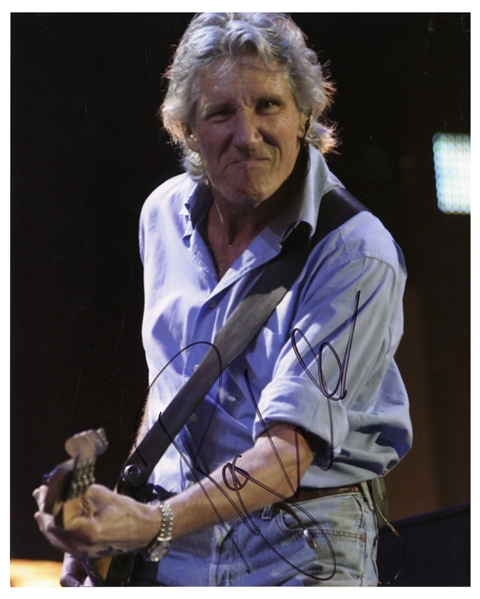 Pink Floyd 1990s-2000s Roger Waters Autographed Color Photo w COA