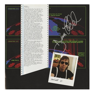 Pink Floyd Roger Waters 1987 Twice Signed Radio KAOS Tour Program