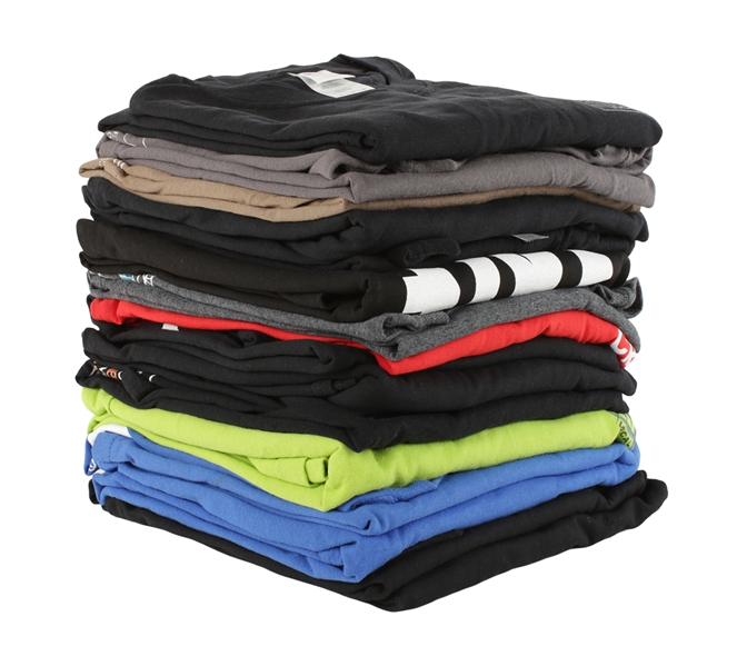 Classic / Contemporary Pop 2001-2023 Lot of 16 Local Crew Concert Shirts