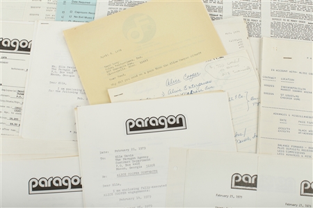 Alice Cooper 1978-1979 Touring Correspondance Lot