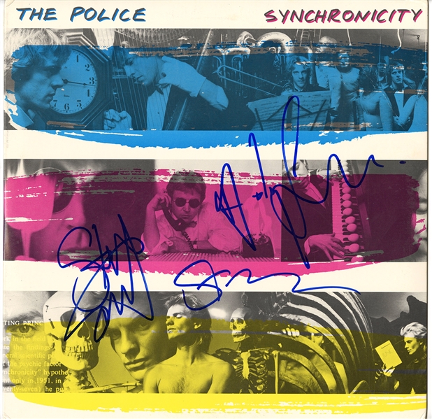 The Police Signed “Synchronicity” Album w COA