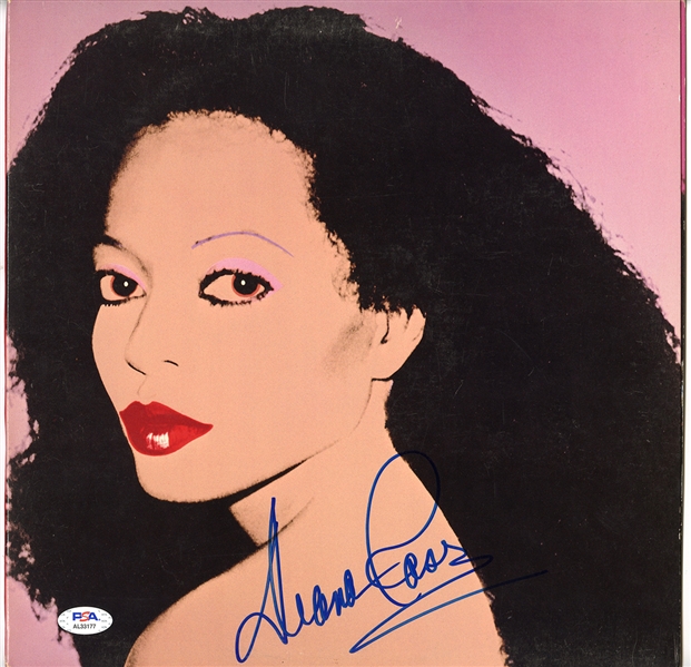 Diana Ross Signed “Silk Electric” Album w COA