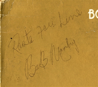 Bob Marley & The Wailers 1977 Exodus U.K. Pressing LP Autographed & Inscribed by Bob Marley w COA