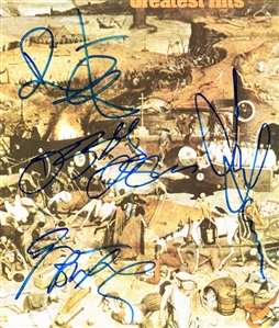 Black Sabbath 1977 Band Autographed Greatest Hits Album w COA