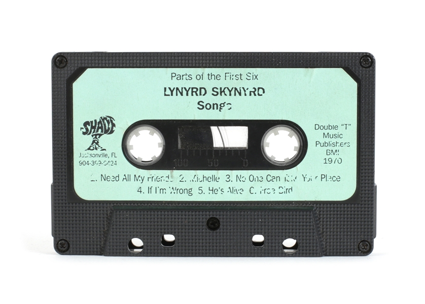 Lynyrd Skynyrd 1970 Shade Tree Records Six Track Sampler Cassette (No Full Songs)