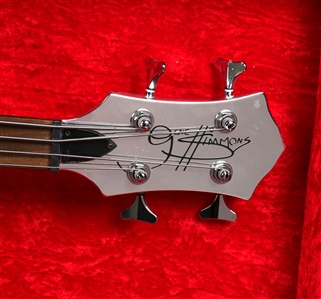 KISS 2019 Gene Simmons Bossier City, Louisiana Stage Played & Signed 'Bloody' Axe Bass w COA