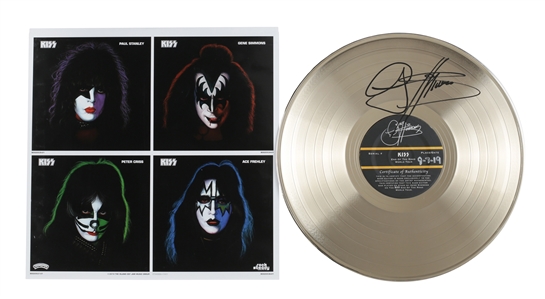 KISS 2019 Gene Simmons Bossier City, Louisiana Stage Played & Signed 'Bloody' Axe Bass w COA