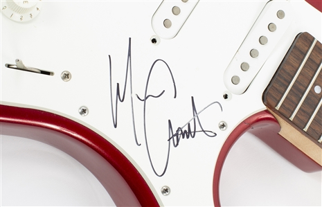 Van Halen 2005 Band Autographed Stage Used & Smashed Pacifca by Yamaha Guitar w COA