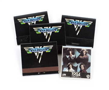 Van Halen 1978 - 1984 Lot of 5 Promotional Matchbooks