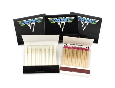 Van Halen 1978 - 1984 Lot of 5 Promotional Matchbooks
