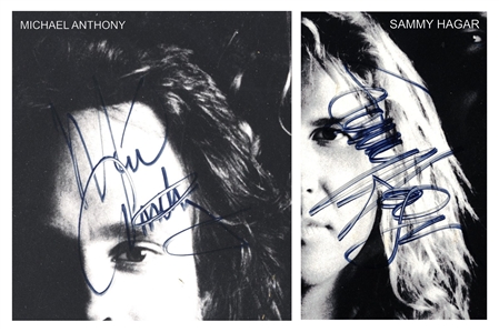 Van Halen 1988 Band Autographed OU812 Album