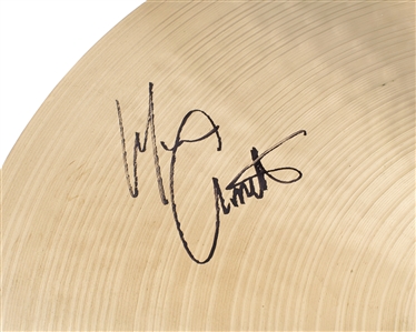 Van Halen Original Band Autographed Stage Used Paiste 2002 Series 17 Inch Crash Cymbal w COA