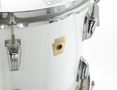 Van Halen 1990 Alex Van Halen Signed, Owned, & Runaround Music Video Used White Ludwig Drumkit w COA