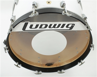Van Halen 1990 Alex Van Halen Signed, Owned, & Runaround Music Video Used White Ludwig Drumkit w COA