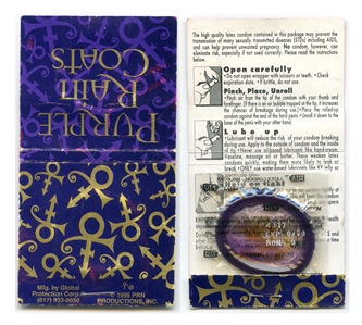 Prince 1995 Official Purple Rain Coats Condom w/COA