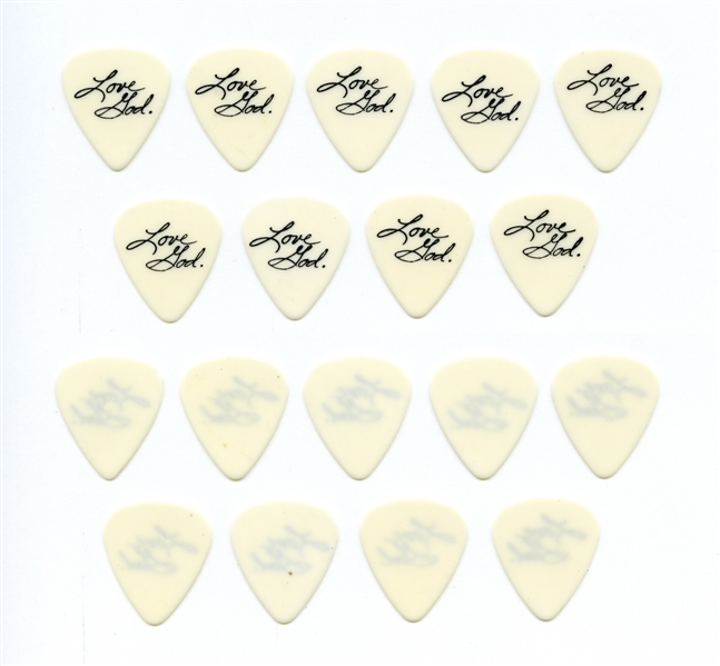 Prince 1980s - 1990s Bulk Lot of 9 Love God Picks w/COA