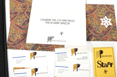 Prince 1985-1994 Paisley Park Collector Lot w/COA