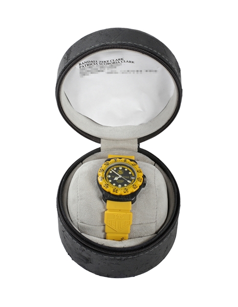 Van Halen 1986 Zeke Clark Owned & Worn 5150 Tag Heuer Formula 1 380.513 Solargraph Crew Gift Watch w/COA