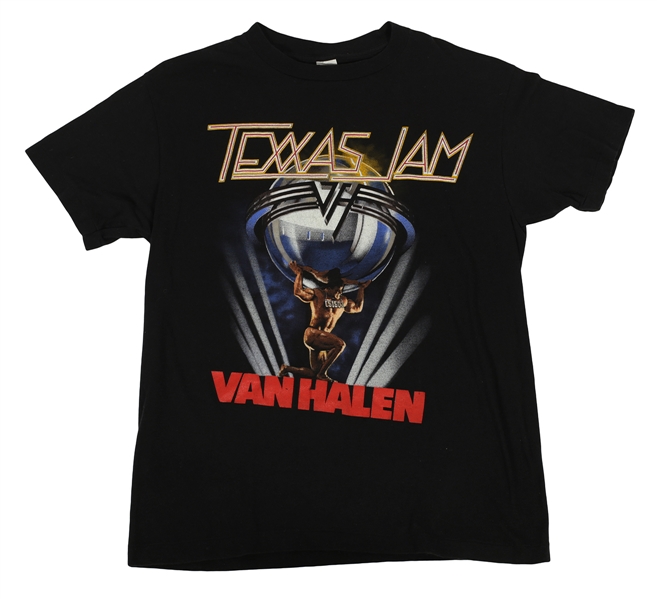 Van Halen 1986 Dallas, TX Texxas Jam Concert Shirt w/COA
