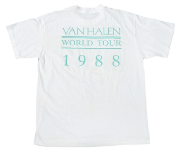 Van Halen 1988 OU812 World Tour Concert Shirt w/COA